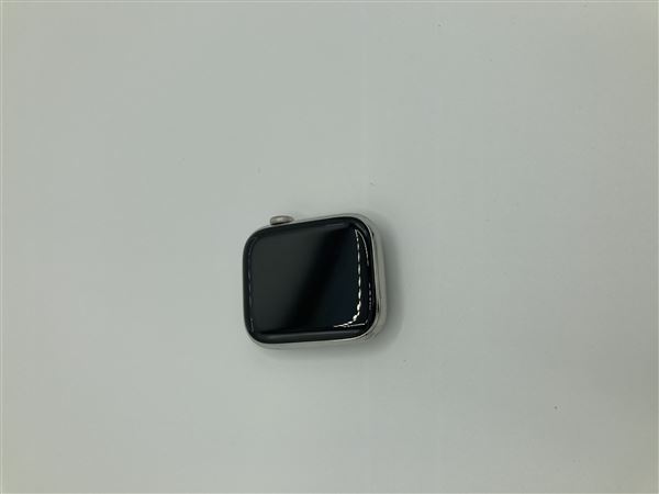 【中古】【安心保証】 バンド無 Series7[45mm/セルラー]ステンレス シルバー Apple Watch
