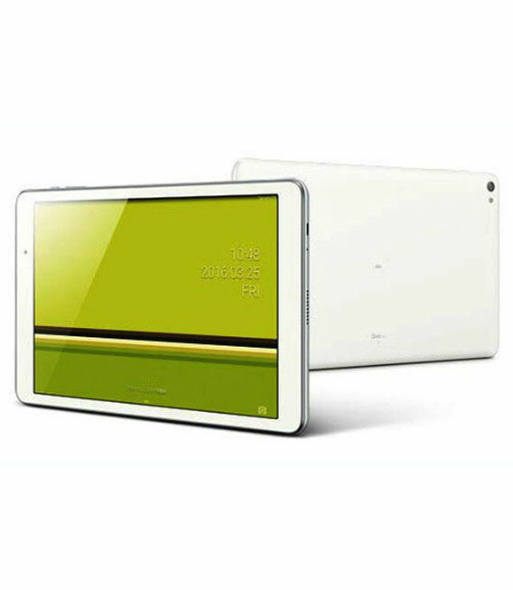 【中古】【安心保証】 HUAWEI Qua tab 02 HWT31[16GB] au パウダーホワイト