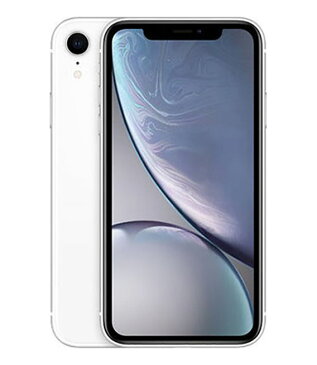 【中古】【安心保証】 iPhoneXR[64GB] SIMフリー MH6V3J ホワイト