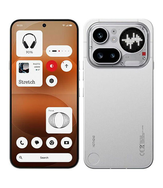 【中古】【安心保証】 Nothing Phone 4a Pro[256GB] 楽天モバイル シルバー