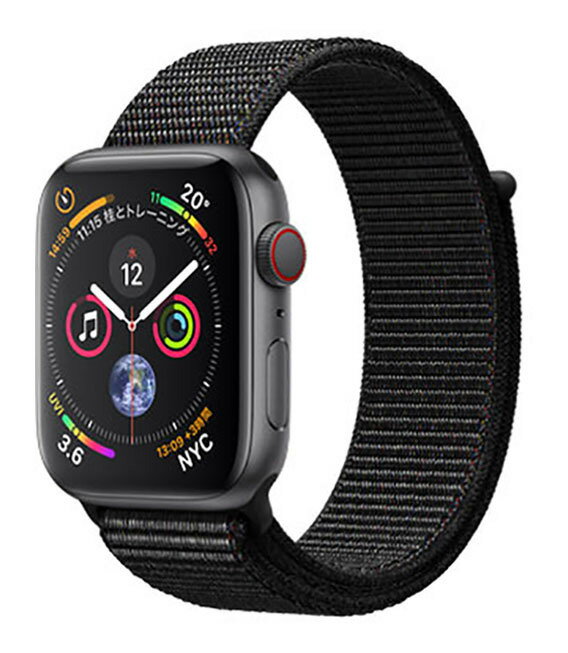 樂天商城 - 【中古】【安心保証】 Series4[44mm/セルラー]アルミ スペースグレイ Apple Watch