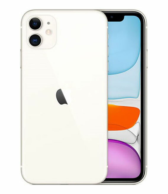 【中古】【安心保証】 iPhone11[64GB] au ホワイト