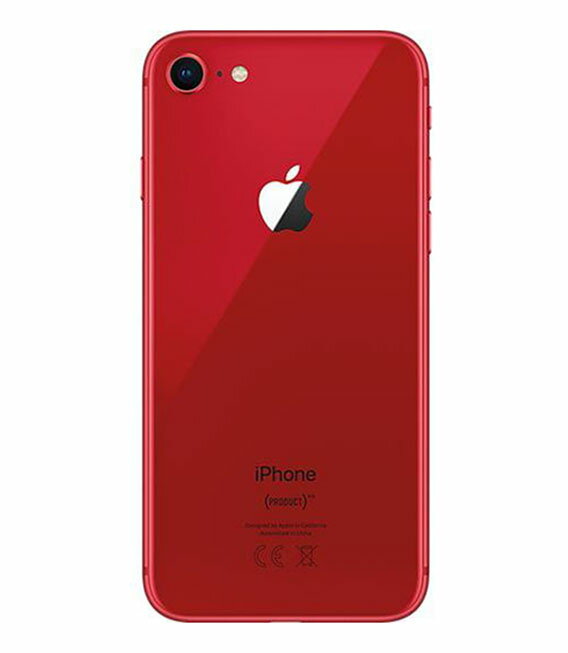 【中古】【安心保証】 iPhone8[64GB] SoftBank MRRY2J レッド