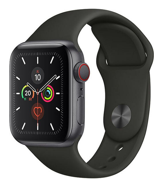 【中古】【安心保証】 Series5[40mm/セルラー]アルミ スペースグレイ Apple Watch