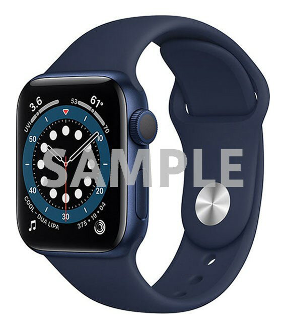 【中古】【安心保証】 Series6[40mm/GPS]アルミ ブルー Apple Watch