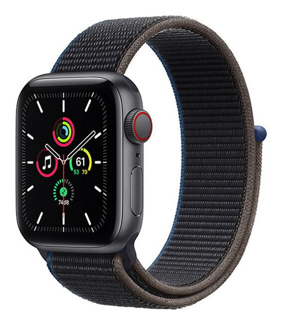 【中古】【安心保証】 SE 第1世代[40mm/セルラー]アルミ スペースグレイ Apple Watch(2)