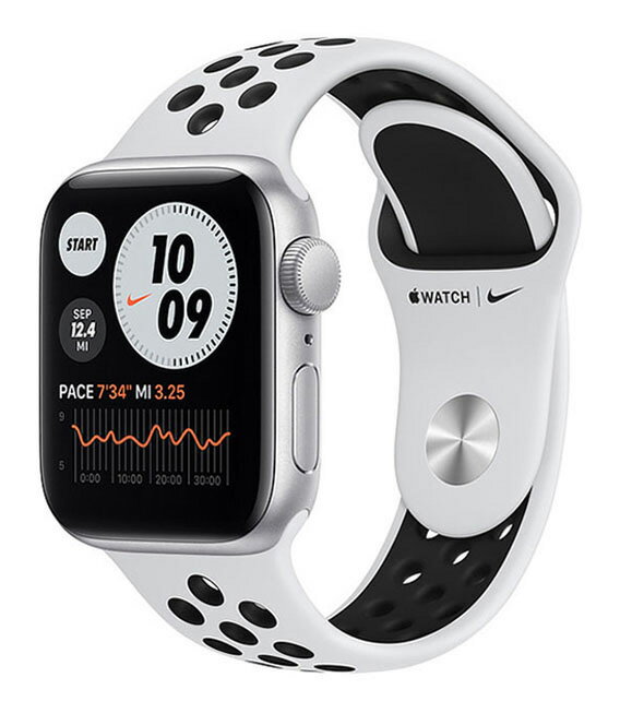 【中古】【安心保証】 SE 第1世代[40mm/GPS]アルミ シルバー Apple Watch Nike