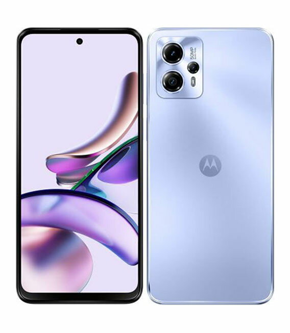 【中古】【安心保証】 MOTOROLA moto g13 XT2331-3[128GB] SIMフリー マットチャコール mineo版