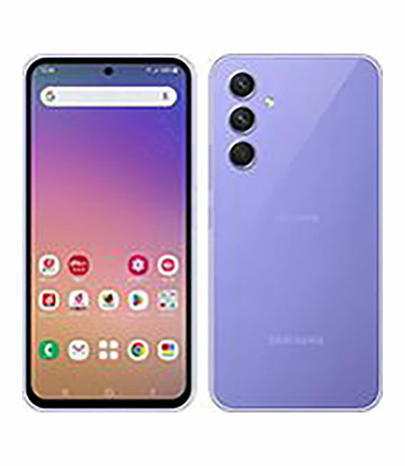 【中古】【安心保証】 Galaxy A54 5G SC-53D[128GB] docomo オーサムバイオレット