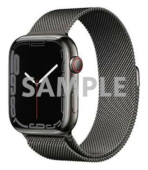 【中古】【安心保証】 Series7[45mm/セルラー]ステンレス グラファイト Apple Watch