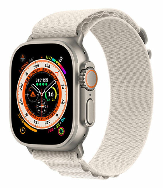 【中古】【安心保証】 Ultra[49mm/セルラー]チタン チタニウム Apple Watch