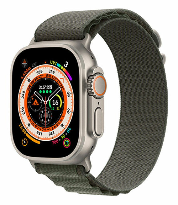 【中古】【安心保証】 Ultra[49mm/セルラー]チタン チタニウム Apple Watch