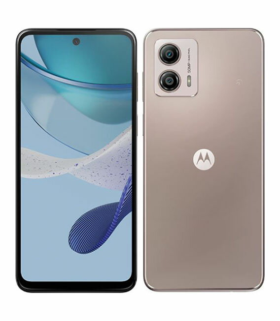 【中古】【安心保証】 moto g53y 5G[128GB/4GB] Y!mobile ペールピンク