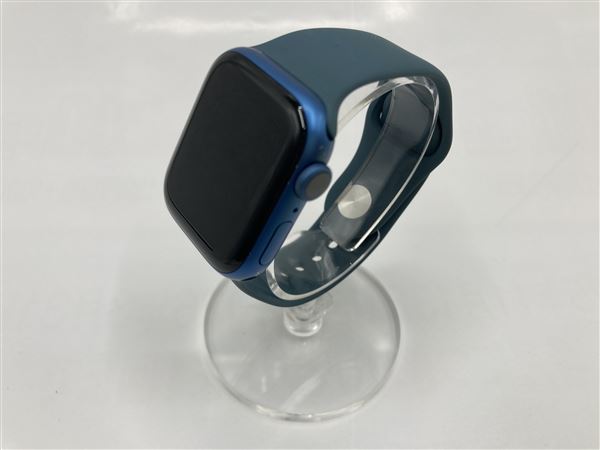 ゲオモバイルの【中古】【安心保証】 Series7[41mm/GPS]アルミ ブルー Apple Watch｜アングル3