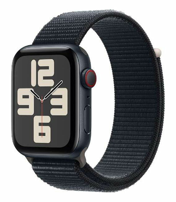 【中古】【安心保証】 SE 第2世代[44mm/セルラー]アルミ ミッドナイト Apple Watch