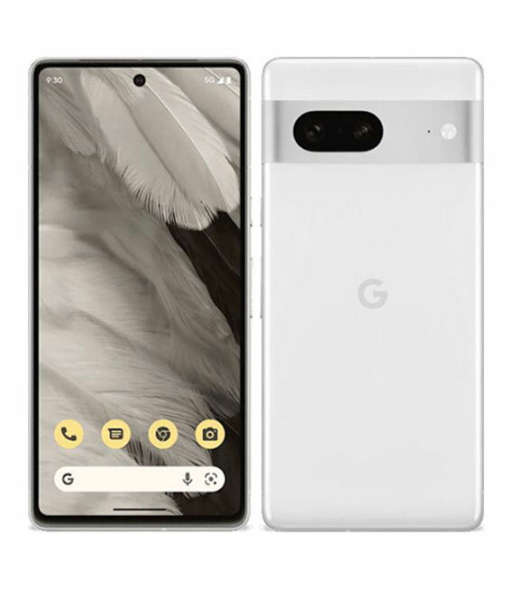 【中古】【安心保証】 Google Pixel 7[128GB] UQモバイル スノー