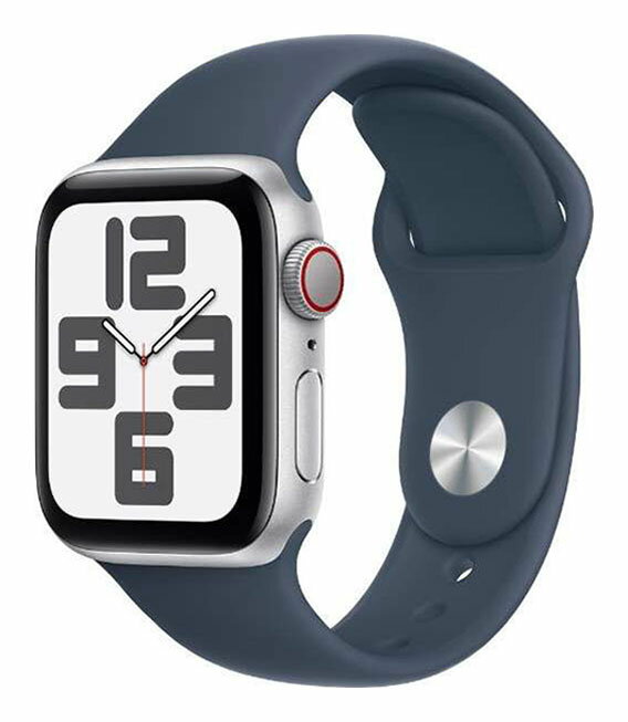 【中古】【安心保証】 SE 第2世代[40mm/セルラー]アルミ シルバー Apple Watch