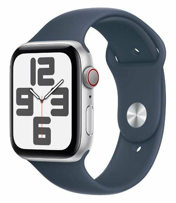 【中古】【安心保証】 SE 第2世代[44mm/セルラー]アルミ シルバー Apple Watch