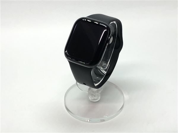 【中古】【安心保証】 Series10[42mm/GPS]アルミ ジェットブラック Apple Watch