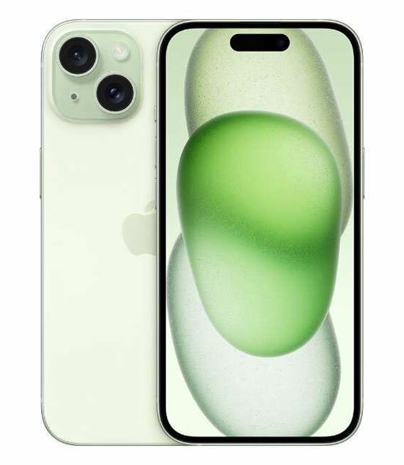 【中古】【安心保証】 iPhone15[128GB] docomo グリーン