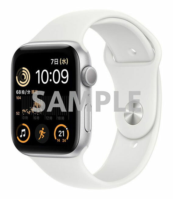 【中古】【安心保証】 SE 第2世代[44mm/GPS]アルミ シルバー Apple Watch