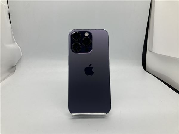 【中古】【安心保証】 iPhone14 Pro[256GB] SIMフリー ディープパープル