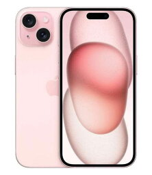 【中古】【安心保証】 iPhone15 Plus[128GB] SIMフリー MU093J ピンク