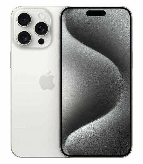 【中古】【安心保証】 iPhone15 Pro[512GB] docomo ホワイトチタニウム