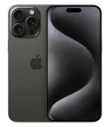 【中古】【安心保証】 iPhone15 Pro[256GB] au MTUC3J ブラックチタニウム