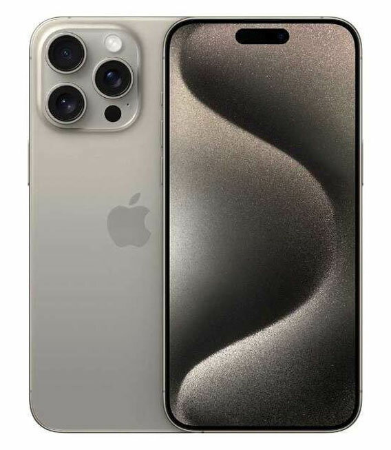 【中古】【安心保証】 iPhone15 Pro Max[1TB] 楽天モバイル ナチュラルチタニウム