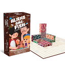 絵柄を合わせる戦略的ボードゲーム Alien and Fish(エイリアン&フィッシュ) 木製 テーブルゲーム 木のおもちゃ 8歳 9歳 10歳 小学生 中学生 高校生 大学生 子供 大人 男の子 女の子 誕生日 プレゼント