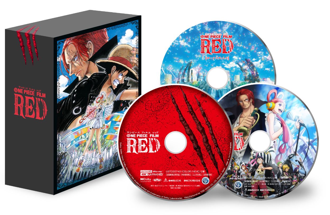 【中古】ONE PIECE FILM RED DX・リミテッド・ED 【ブルーレイ】／田中真弓ブルーレイ／コミック