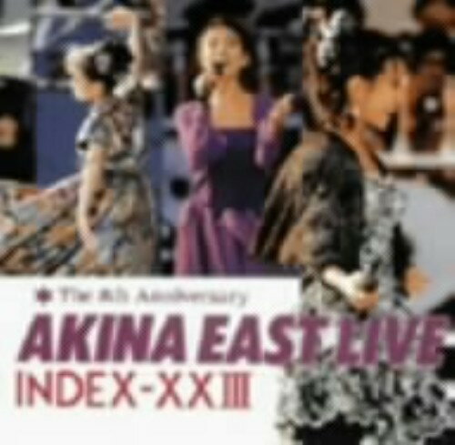 【中古】期限)中森明菜／イースト・ライヴ インデックス23 【DVD】／中森明菜DVD／映像その他音楽