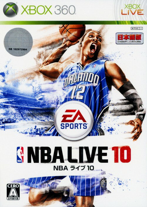 【中古】NBAライブ10ソフト:Xbox360ソフト／スポーツ・ゲーム