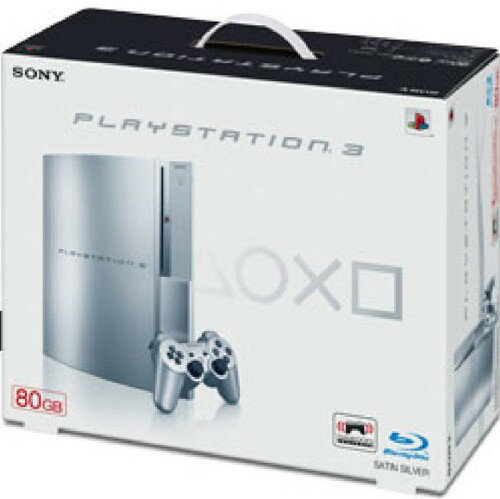 PlayStation3 HDD 80GB CECH-L00SS サテン・シルバー