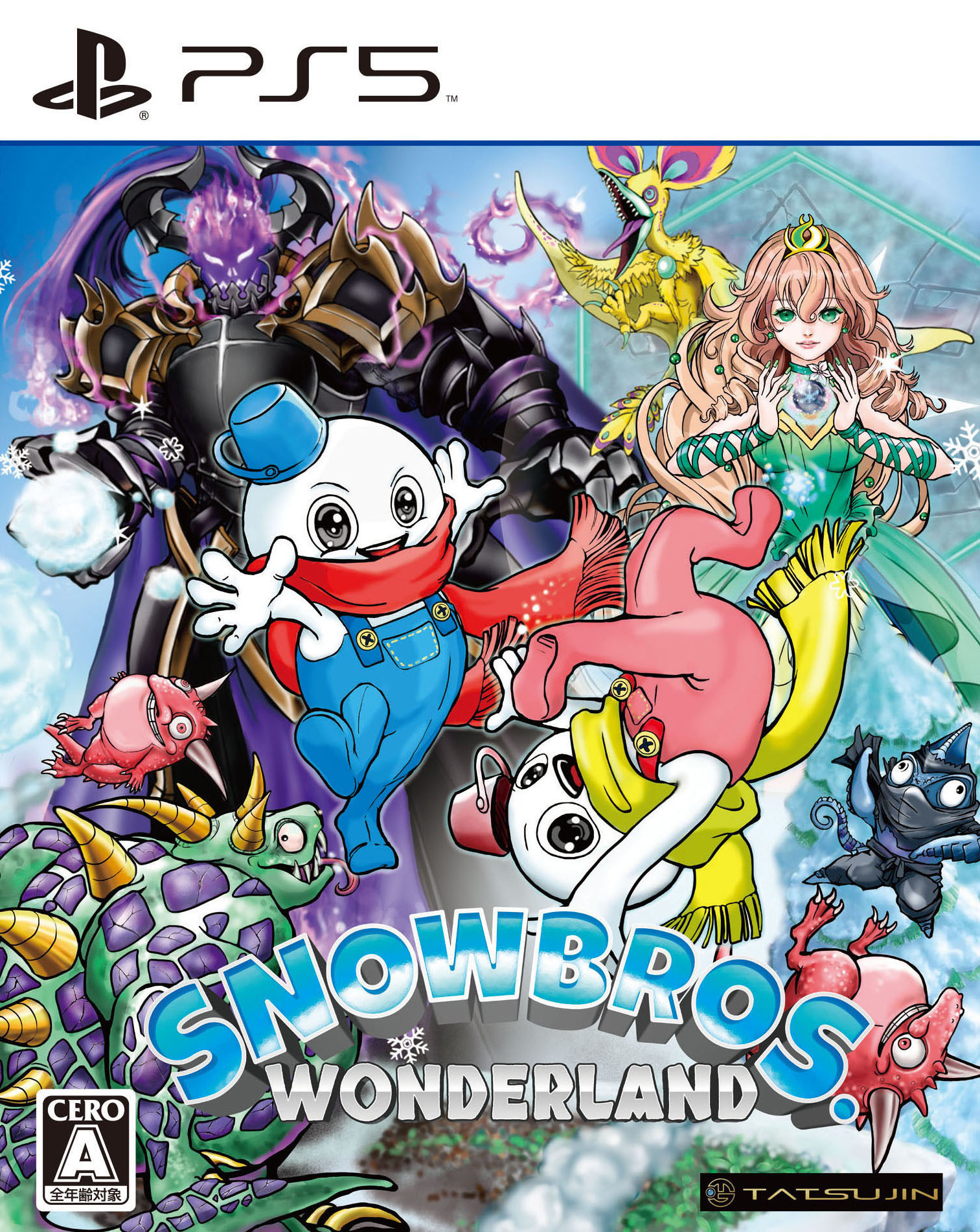 タイトル SNOW　BROS．　WONDERLAND &nbsp; スノーブラザーズワンダーランド ジャンル アクション 機種 プレイステーション5 発売日 2024/11/28発売 規格番号 ELJM-30434 JAN 4595987929018 1990年にゲームセンターで人気を博したSNOW BROS. が長い時を経て正統続編として帰ってきました。新たに3Dで作り込まれた世界で宿敵アッチッチ大王との戦いがふたたび始まります。おなじみの雪玉アクションを駆使し、6つのワールドを悪魔怪物から守ります。 ※中古商品の場合、商品名に「初回」や「限定」・「○○付き」（例　Tシャツ付き）等の記載がございましても、特典等は原則付属しておりません。また、中古という特性上ダウンロードコード・プロダクトコードも保証の対象外です。コードが使用できない等の返品はお受けできません。ゲーム周辺機器の箱・取扱説明書及び、ゲーム機本体のプリインストールソフト、同梱されているダウンロードコードは初期化をしていますので、保証の対象外となっております。 尚、商品画像はイメージです。 ※2点以上お買い求めのお客様へ※ 当サイトの商品は、ゲオの店舗と共有しております。 商品保有数の関係上、異なる店舗から発送になる場合があり、お届けの荷物が複数にわかれたり、到着日時が異なる可能性がございます。（お荷物が複数になっても、送料が重複する事はございません） 尚、複数にわけて発送した場合、お荷物にはその旨が記載されておりますので、お手数ですが、お荷物到着時にご確認いただけますよう、お願い申し上げます。 ※ご登録頂いた配送先住所内容の不備等により、弊社へ商品が返還された場合は自動的にキャンセル処理となりますので、配送先住所の登録の際には、お間違いのないよう、くれぐれもご注意お願い申し上げます。 ※商品の状態問合せに関しまして、弊社は複数の拠点で商品の管理を行っておりますので、お答えができません。 ※当サイトの在庫について 当サイトの商品は店舗と在庫共有をしており、注文の重複や、商品の事故等が原因により、ご注文頂いた後に、 キャンセルさせていただく場合がございます。 楽天ポイントの付与・買いまわり店舗数のカウント等につきましても、発送確定した商品のみの対象になりますので、キャンセルさせて頂いた商品につきましては、補償の対象外とさせていただきます。 ご了承の上ご注文下さい。