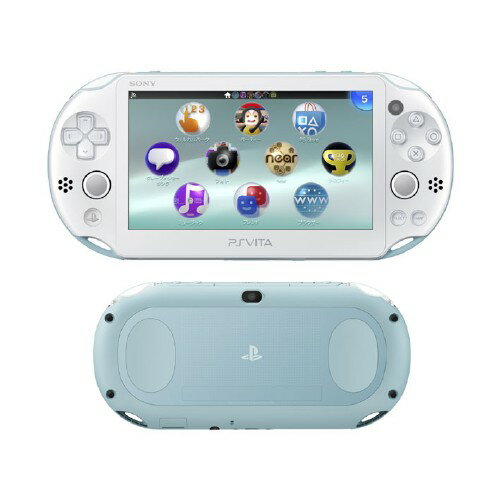【中古・箱説あり・付属品あり・傷なし】PlayStation Vita Wi－Fiモデル PCH－2000ZA14 ライトブルー／ホワイトPSVita ゲーム機本体