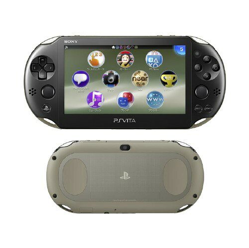 【中古・箱説あり・付属品あり・傷なし】PlayStation Vita Wi－Fiモデル PCH－2000ZA16 カーキ／ブラックPSVita ゲーム機本体