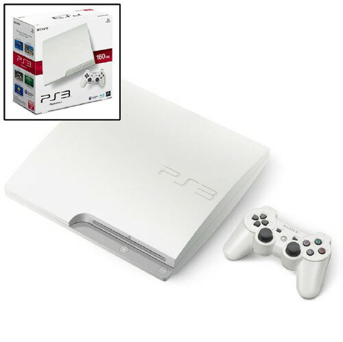 【中古・箱説あり・付属品あり・傷なし】PlayStation3 HDD 160GB CECH－3000ALW クラシック・ホワイトプレイステーション3 ゲーム機本体