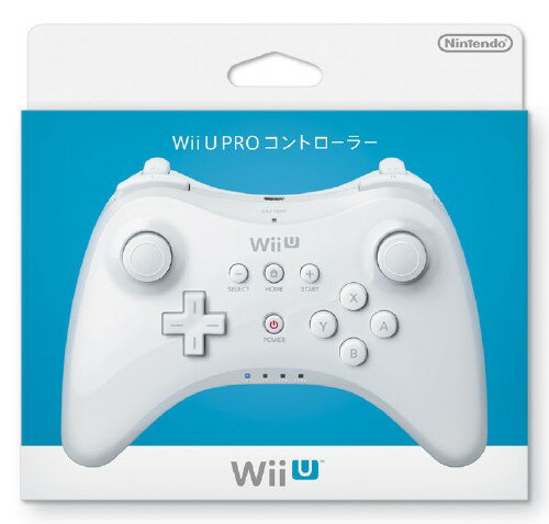 【中古】Wii　U　PRO　コントローラー　shiro周辺機器(メーカー純正)ソフト／その他・ゲーム