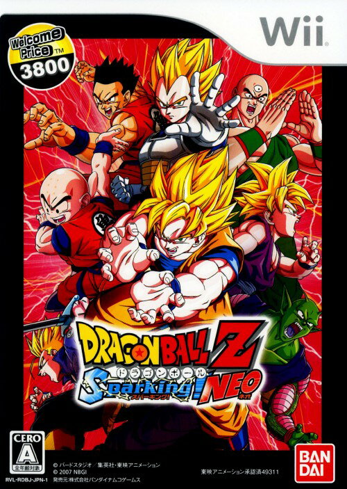 【中古】ドラゴンボールZ Sparking！ NEO Welcome Price3800ソフト:Wiiソフト／マンガアニメ・ゲーム...