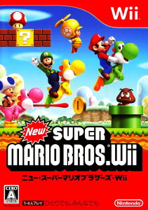 【中古】New スーパーマリオブラザーズWiiソフト:Wiiソフト／任天堂キャラクター・ゲーム