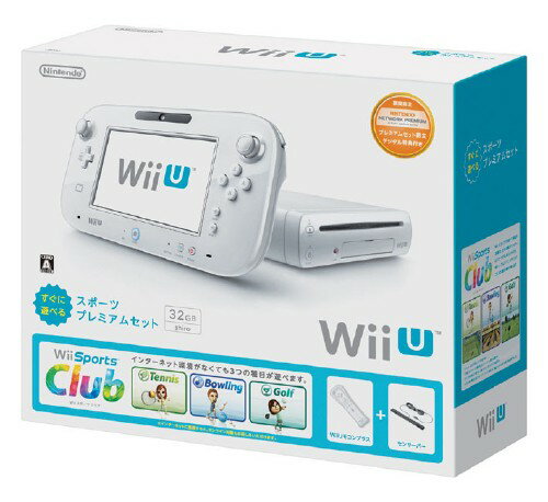 【中古・箱説なし・付属品なし・傷なし】Wii U すぐに遊べる スポーツプレミアムセット (同梱版)Wii U ゲーム機本体