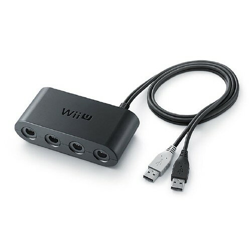 【中古】Wii　U用ゲームキューブコントローラ接続タップ周辺機器(メーカー純正)ソフト／その他・ゲーム