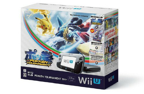 【中古・箱無・説明書無】Wii　U　ポッ拳　POKKEN　TOURNAMENT　セット