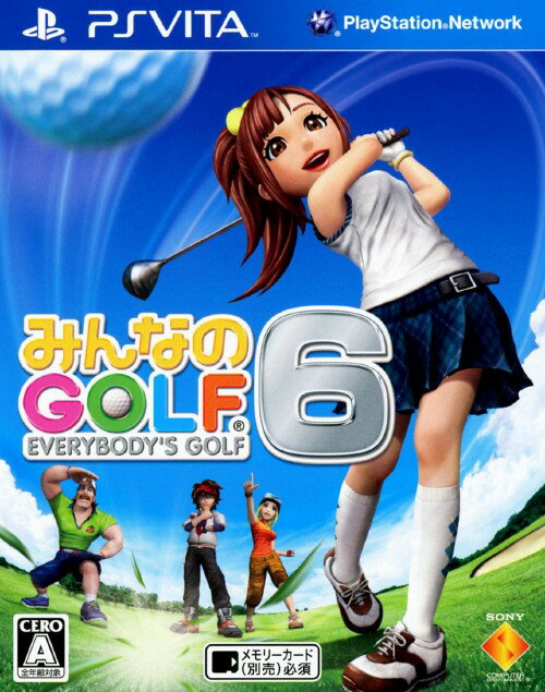 【中古】みんなのGOLF6ソフト:PSVitaソフト／スポーツ・ゲーム