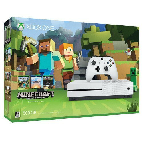 【中古・箱説あり・付属品あり・傷なし】Xbox One S 500GB (Minecraft 同梱版)XboxOne ゲーム機本体