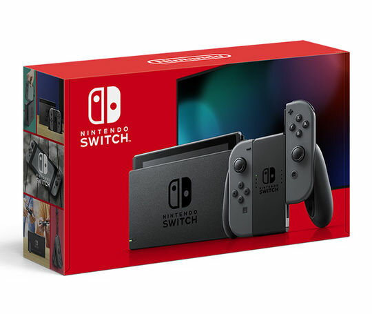 【中古 箱説あり 付属品あり 傷なし】Nintendo Switch Joy－Con(L)／(R) グレー KAAAAニンテンドーSwitch ゲーム機本体