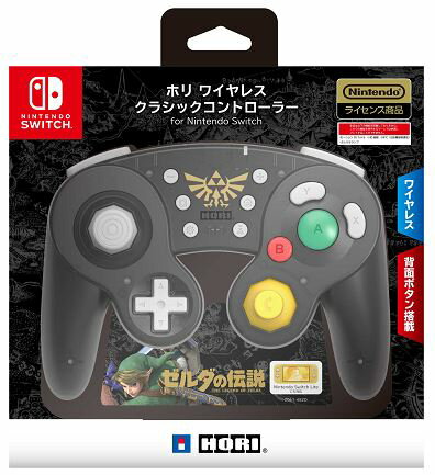 【新品】ホリ ワイヤレスクラシックコントローラー for Nintendo Switch ゼルダの伝説周辺機器(ソノ他メーカー)ソフト／コントローラ・ゲーム