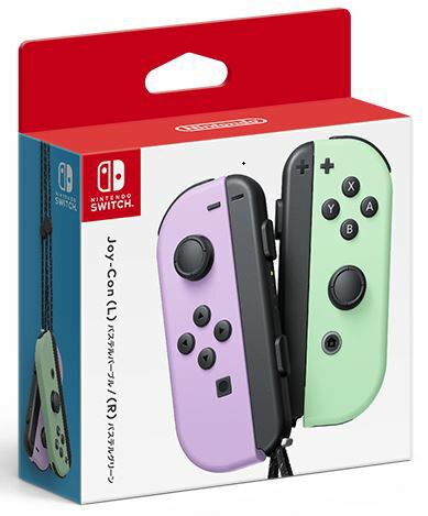 【新品】Joy－Con(L) パステルパープル／(R) パステルグリーン周辺機器(メーカー純正)ソフト／コントローラ・ゲーム